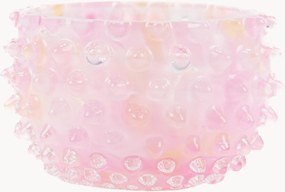 Tigelas para snacks de vidro artesanal Hobnail, conjunto de 4