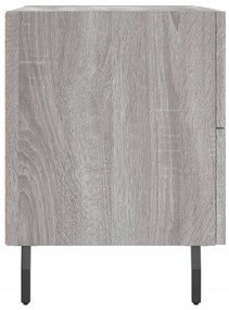 Mesa cabeceira 40x35x47,5 cm derivados madeira sonoma cinza