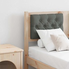 vidaXL Cabeceira Outros castanho e cinzento-escuro 135 cm