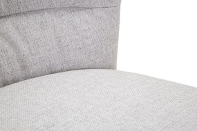 CONJUNTO 2 CADEIRAS LOSANNA 58X60,5X85 CM CINZENTO E PRETO