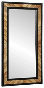 vidaXL Espelho 90x2x50 cm Madeira Sólida de Acácia