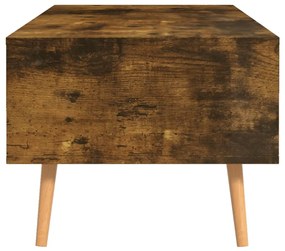 Mesa de centro 100x49,5x43 cm derivados madeira carvalho fumado