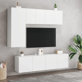 Móvel de parede para TV 60x30x41 cm branco