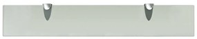 Prateleiras flutuantes 2 pcs vidro 60x10 cm 8 mm