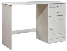 vidaXL Secretária com gavetas 110x50x74 cm madeira de pinho maciça