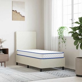 vidaXL Colchão de espuma de memória 80x160x17 cm branco