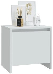 Mesa de cabeceira 45x34x44,5 cm aglomerado branco