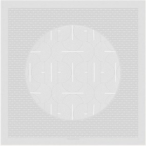 Toalha de mesa jacquard Le Cercle Blanc