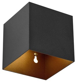 Candeeiro de Parede Exterior Preto Incl. LED IP65 Solar - Charlene Moderno