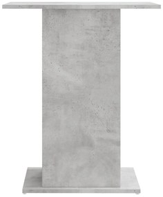 Suporte aquário 60,5x36x72,5 cm deriv. de madeira cinza cimento