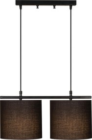 Candeeiro de Teto Valiz – Preto – 47 x 20 cm