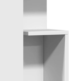 Mesa de apoio 35x35x60 cm derivados de madeira branco