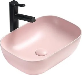 Mexen Rita lavatório de bancada 45 x 32 cm, rosa mate - 21084544