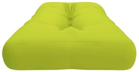 Almofadão p/ sofá de paletes 120x40x12cm tecido verde brilhante