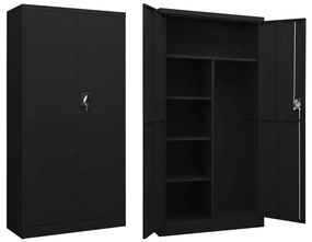 vidaXL Cacifo 90x40x180 cm aço preto