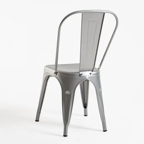 Pack 2 Cadeiras Torix - Cinza metalizado