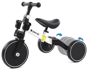 Triciclo infantil conversível 3 em 1 Jungle Mix Branco Biwond