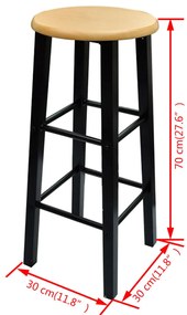 Conjunto de jantar com mesa madeira bronze e aço preto