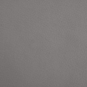 Sofá infantil c/ apoio pés 100x50x30 cm couro artificial cinza