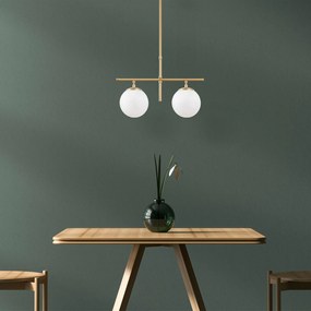 Candeeiro de Teto Roe – Dourado Brilhante – 52 x 15 x 36-76 cm