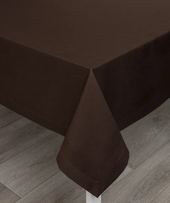 5 unidades - Toalhas de mesa 120x120 cm - 100% algodão cor castanho escuro