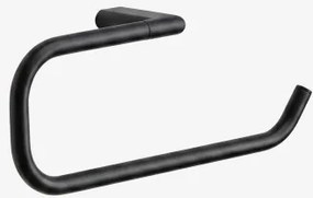 Toalheiro De Parede Com Barra 30 Cm Para Casa De Banho Em Aço Inoxidável Rovent Preto Mate - Sklum