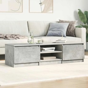 Móvel de TV derivados de madeira cinzento concreto