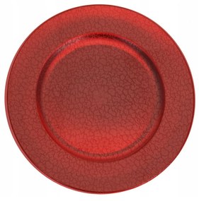 Marcador Prato Plástico Vermelho 33CM