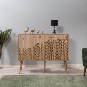 Console Mega – Carvalho Sonoma – 120x90x36 cm