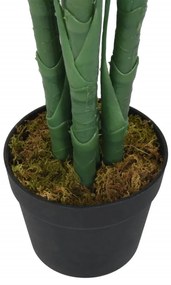 Palmeira artificial 18 folhas 80 cm verde