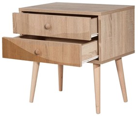 Mesa de Cabeceira City Two – Multicolor – 60 cm x 61 cm x 40 cm