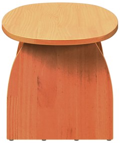 Mesa de centro Castanho-mel 80 x 40 x 35 cm