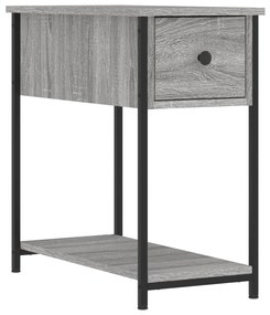 Mesas de cabeceira 2 pcs derivados madeira sonoma cinza