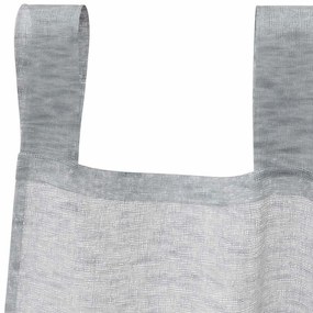 Cortinas 2 pcs Cinzento-escuro 140 x 260 cm Poliéster