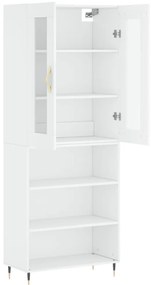 Armário alto 69,5x34x180 cm derivados de madeira branco