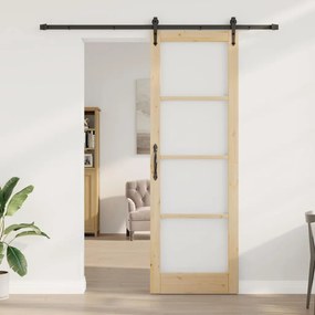 Porta Deslizante com Conjunto de Hardware "ORKDAL" 78x232 cm