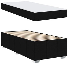 Estrutura da Cama Preto 90 x 190 cm tecido