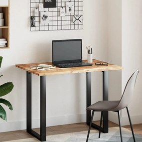 Tampo de mesa retangular 80x70x2 cm madeira de acácia maciça