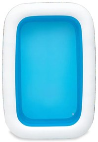 Piscina infantil insuflável 229x152x56 cm azul