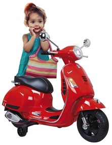 Vespa elétrica infantil 12V Vespa GTS 125 Vermelha