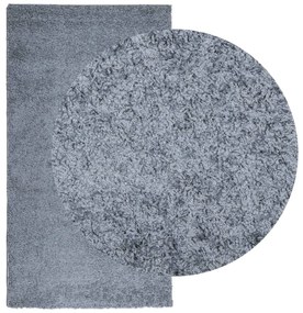 Tapete shaggy de pelo alto PAMPLONA 60x110 cm azul