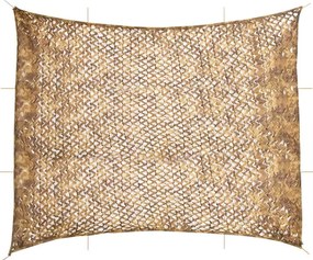 vidaXL Rede de camuflagem com saco de arrumação 729x602 cm areia