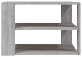 Mesa de centro 59,5x59,5x40 cm derivados madeira cinza sonoma