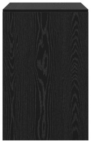 Mesa Carvalho Preto 80x50x76 cm Madeira engenheirada