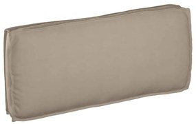 vidaXL Capa de Palete pra Assento/Costas Taupe 120x50x12 cm em Tecido Oxford