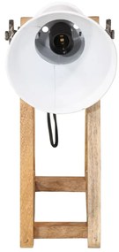 Candeeiro de secretária 25 W 30x17x40 cm E27 branco