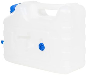 Recipiente de água com torneira transparente 10 L plástico