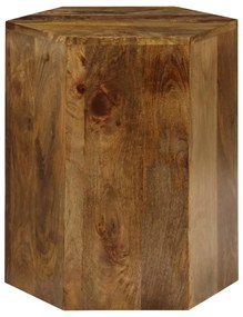 Conjunto de mesas de centro 3 pcs madeira de mangueira maciça