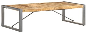 Mesa de centro 140x70x40 cm madeira de mangueira áspera