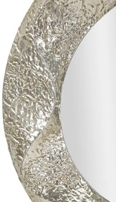 ESPELHO REDONDO Ø104X7 CM (TAMANHO INTERNO DO ESPELHO Ø70 CM) PRATEADO